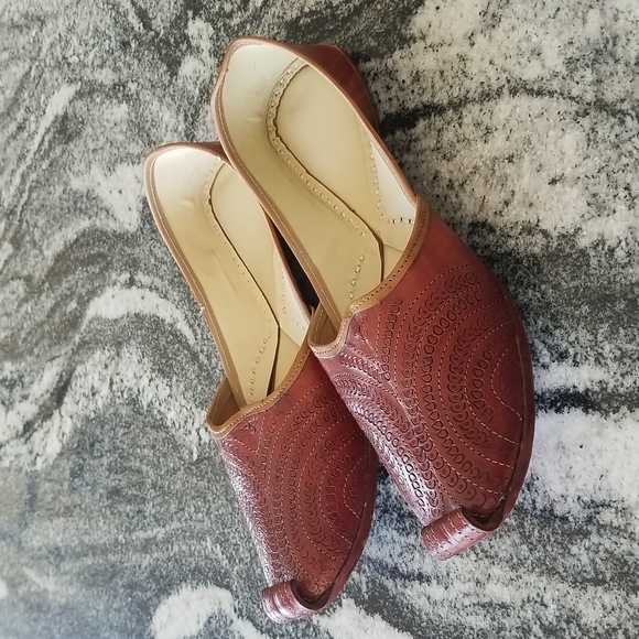 Genuine Leather Slippers /Slides Made in India - Picture 4 of 7